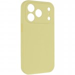 Чехол Silk Full Camera Protective (AA) NO LOGO для Apple iPhone 17 Pro (6.3") Желтый / Mellow Yellow