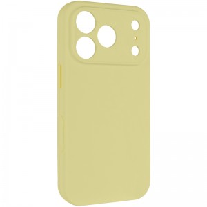 Чехол Silk Full Camera Protective (AA) NO LOGO для Apple iPhone 17 Pro (6.3") Желтый / Mellow Yellow