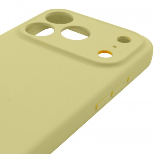 Чехол Silk Full Camera Protective (AA) NO LOGO для Apple iPhone 17 Pro (6.3") Желтый / Mellow Yellow