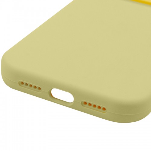 Чехол Silk Full Camera Protective (AA) NO LOGO для Apple iPhone 17 Pro (6.3") Желтый / Mellow Yellow