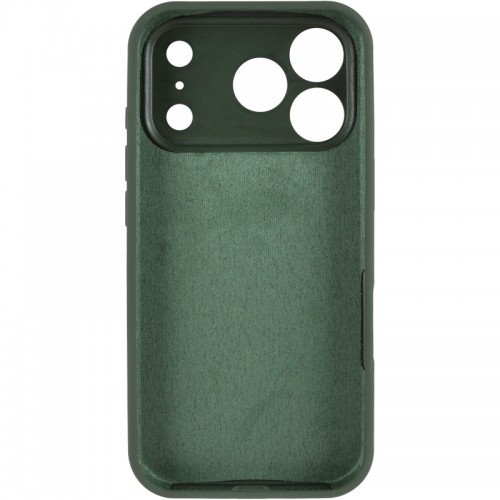 Чехол Silk Full Camera Protective (AA) NO LOGO для Apple iPhone 17 Pro (6.3") Зеленый / Cyprus Green