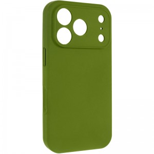 Чохол Silk Full Camera Protective (AA) NO LOGO для Apple iPhone 17 Pro (6.3") Зелений / Dark Olive
