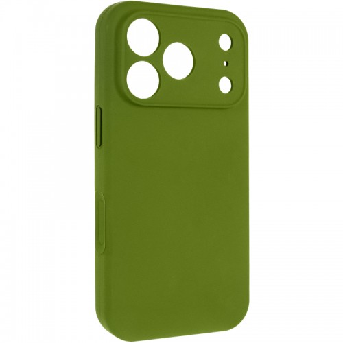 Чехол Silk Full Camera Protective (AA) NO LOGO для Apple iPhone 17 Pro (6.3") Зеленый / Dark Olive