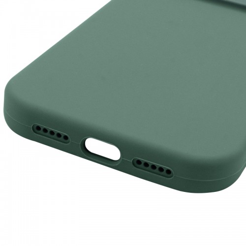 Чехол Silk Full Camera Protective (AA) NO LOGO для Apple iPhone 17 Pro (6.3") Зеленый / Pine green