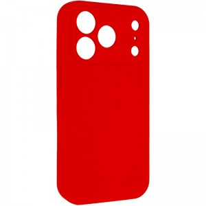 Чохол Silk Full Camera Protective (AA) NO LOGO для Apple iPhone 17 Pro (6.3") Червоний / Red