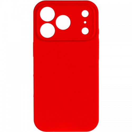 Чехол Silk Full Camera Protective (AA) NO LOGO для Apple iPhone 17 Pro (6.3") Красный / Red