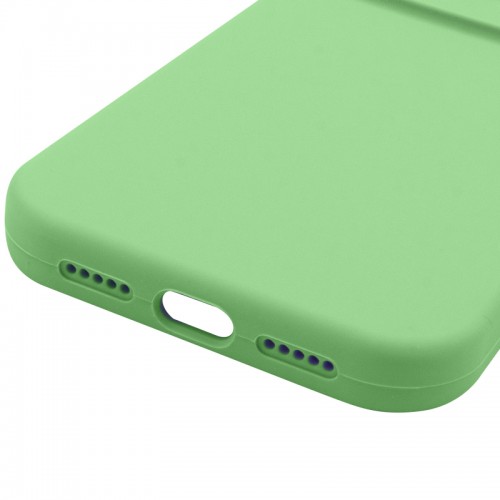 Чехол Silk Full Camera Protective (AA) NO LOGO для Apple iPhone 17 Pro (6.3") Мятный / Mint