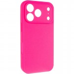 Чехол Silk Full Camera Protective (AA) NO LOGO для Apple iPhone 17 Pro (6.3") Розовый / Barbie pink