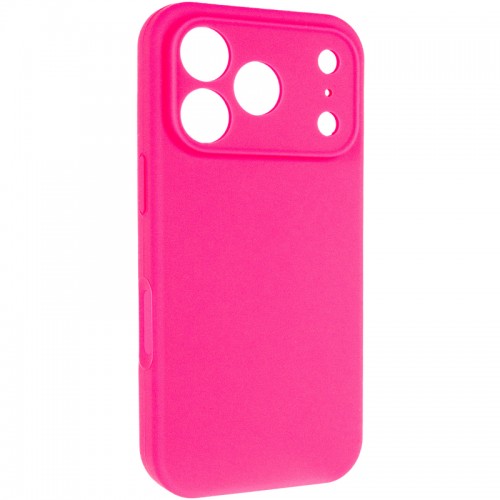 Чехол Silk Full Camera Protective (AA) NO LOGO для Apple iPhone 17 Pro (6.3") Розовый / Barbie pink