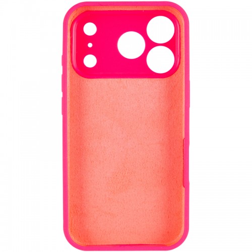 Чехол Silk Full Camera Protective (AA) NO LOGO для Apple iPhone 17 Pro (6.3") Розовый / Barbie pink