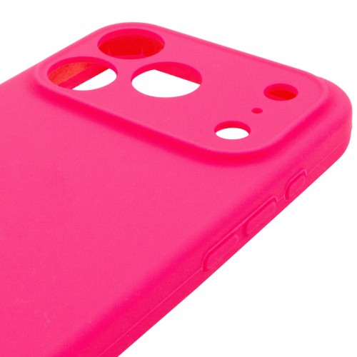 Чехол Silk Full Camera Protective (AA) NO LOGO для Apple iPhone 17 Pro (6.3") Розовый / Barbie pink