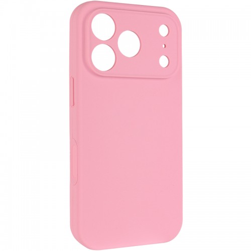 Чехол Silk Full Camera Protective (AA) NO LOGO для Apple iPhone 17 Pro (6.3") Розовый / Light pink