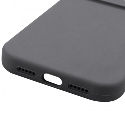 Чехол Silk Full Camera Protective (AA) NO LOGO для Apple iPhone 17 Pro (6.3") Серый / Dark Gray