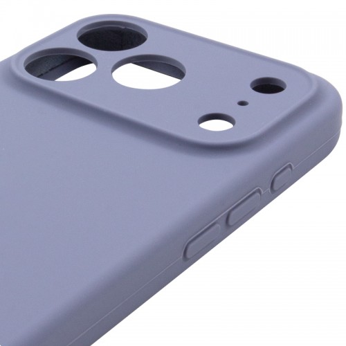 Чехол Silk Full Camera Protective (AA) NO LOGO для Apple iPhone 17 Pro (6.3") Серый / Lavender Gray