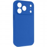 Чехол Silk Full Camera Protective (AA) NO LOGO для Apple iPhone 17 Pro (6.3") Синий / Capri Blue
