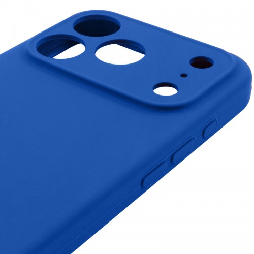 Чехол Silk Full Camera Protective (AA) NO LOGO для Apple iPhone 17 Pro (6.3") Синий / Capri Blue