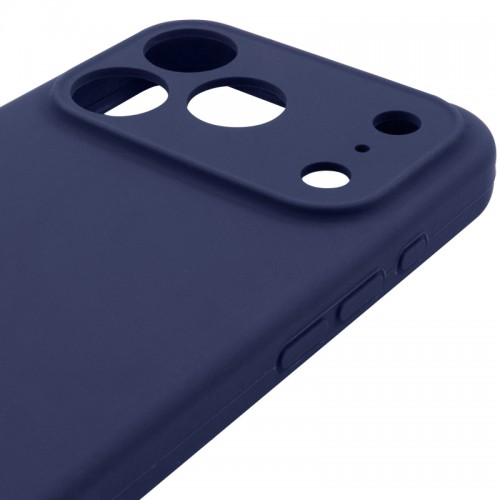Чехол Silk Full Camera Protective (AA) NO LOGO для Apple iPhone 17 Pro (6.3") Синий / Глубокий темно-синий