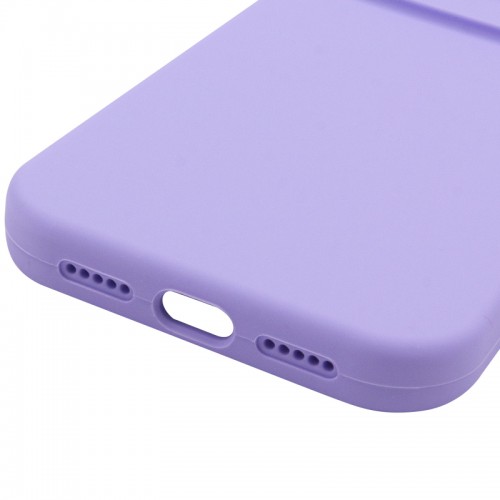 Чехол Silk Full Camera Protective (AA) NO LOGO для Apple iPhone 17 Pro (6.3") Сиреневый / Dasheen