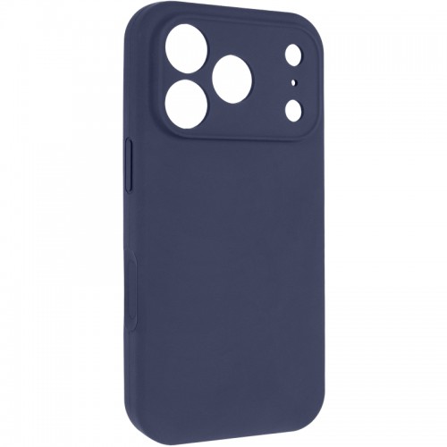Чехол Silk Full Camera Protective (AA) NO LOGO для Apple iPhone 17 Pro (6.3") Темно-синий / Midnight blue