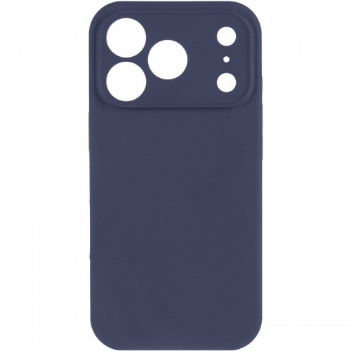 Чехол Silk Full Camera Protective (AA) NO LOGO для Apple iPhone 17 Pro (6.3") Темно-синий / Midnight blue