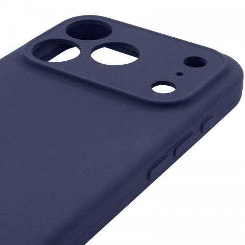 Чехол Silk Full Camera Protective (AA) NO LOGO для Apple iPhone 17 Pro (6.3") Темно-синий / Midnight blue
