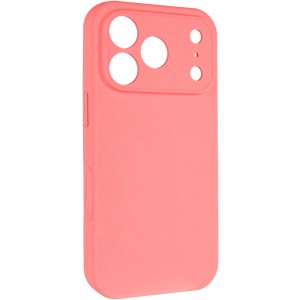 Чехол Silk Full Camera Protective (AA) NO LOGO для Apple iPhone 17 Pro (6.3") Коралловый / Розово-оранжевый