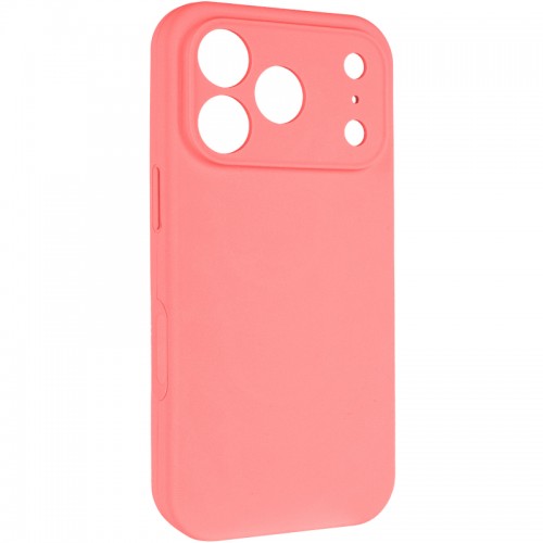 Чехол Silk Full Camera Protective (AA) NO LOGO для Apple iPhone 17 Pro (6.3") Коралловый / Розово-оранжевый