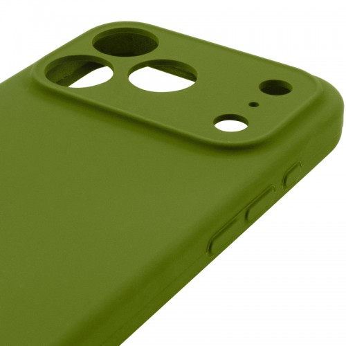 Чехол Silk Full Camera Protective (AA) NO LOGO для Apple iPhone 17 Pro Max (6.9") Зеленый / Dark Olive
