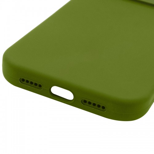 Чехол Silk Full Camera Protective (AA) NO LOGO для Apple iPhone 17 Pro Max (6.9") Зеленый / Dark Olive