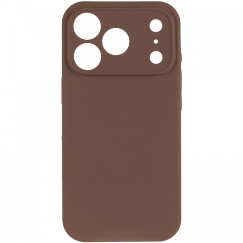 Чехол Silk Full Camera Protective (AA) NO LOGO для Apple iPhone 17 Pro Max (6.9") Коричневый / Brown