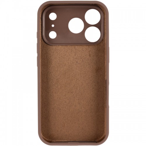 Чехол Silk Full Camera Protective (AA) NO LOGO для Apple iPhone 17 Pro Max (6.9") Коричневый / Brown
