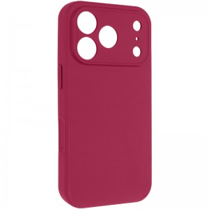 Чохол Silk Full Camera Protective (AA) NO LOGO для Apple iPhone 17 Pro Max (6.9") Червоний / Rose Red