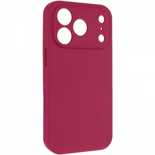 Чехол Silk Full Camera Protective (AA) NO LOGO для Apple iPhone 17 Pro Max (6.9") Красный / Rose Red