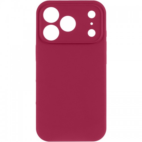 Чехол Silk Full Camera Protective (AA) NO LOGO для Apple iPhone 17 Pro Max (6.9") Красный / Rose Red