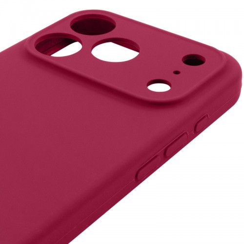 Чехол Silk Full Camera Protective (AA) NO LOGO для Apple iPhone 17 Pro Max (6.9") Красный / Rose Red