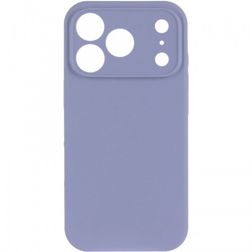 Чехол Silk Full Camera Protective (AA) NO LOGO для Apple iPhone 17 Pro Max (6.9") Серый / Lavender Gray