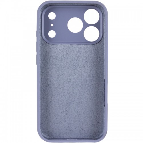 Чехол Silk Full Camera Protective (AA) NO LOGO для Apple iPhone 17 Pro Max (6.9") Серый / Lavender Gray