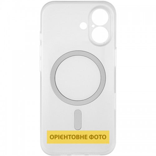 Чохол PC Slim Matte з магнітним кріпленням (кнопка камери) для Apple iPhone 16 (6.1") Оранжевий