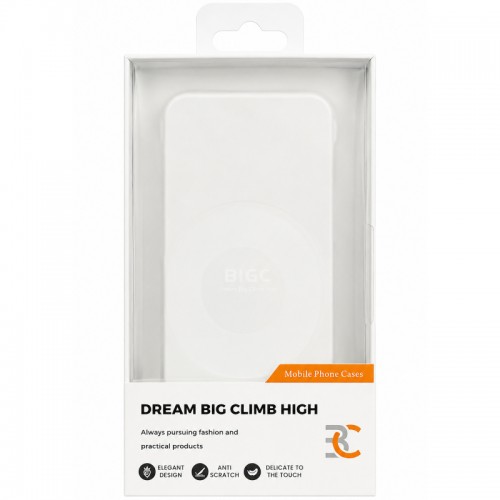 Чехол PC Slim Matte with Magnetic Fit (кнопка камеры) для Apple iPhone 16 Pro (6.3") Белый