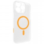 Чехол PC Slim Matte with Magnetic Fit (camera button) для Apple iPhone 16 Pro Max (6.9") Оранжевый