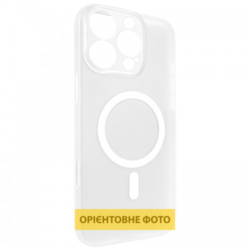 Чехол PC Slim Matte with Magnetic Fit (камера кнопка) для Apple iPhone 17 Air (6.5") Белый