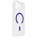 Чехол PC Slim Matte with Magnetic Fit (кнопка камеры) для Apple iPhone 17 Pro (6.3") Синий