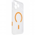 Чехол PC Slim Matte with Magnetic Fit (кнопка камеры) для Apple iPhone 17 Pro Max (6.9") Оранжевый