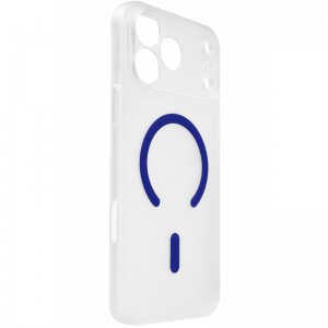 Чехол PC Slim Matte with Magnetic Fit (кнопка камеры) для Apple iPhone 17 Pro Max (6.9") Синий
