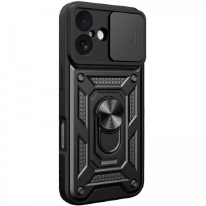 Чехол Ummi Camshield Serge Ring для Apple iPhone 17 (6.3") Черный / Black