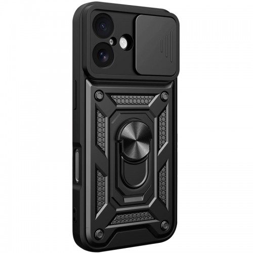 Чехол Ummi Camshield Serge Ring для Apple iPhone 17 (6.3") Черный / Black