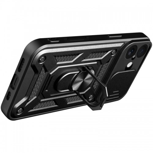 Чехол Ummi Camshield Serge Ring для Apple iPhone 17 (6.3") Черный / Black
