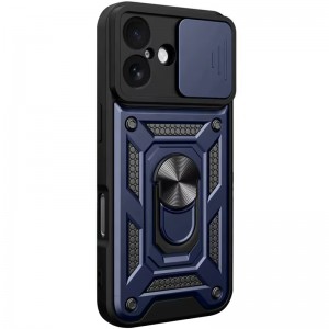 Чехол Ummi Camshield Serge Ring для Apple iPhone 17 (6.3") Синий / Navy
