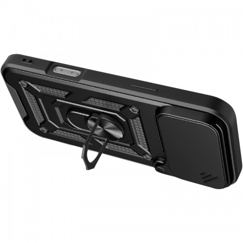 Чехол Ummi Camshield Serge Ring для Apple iPhone 17 Pro / 18 Pro (6.3") Черный / Black
