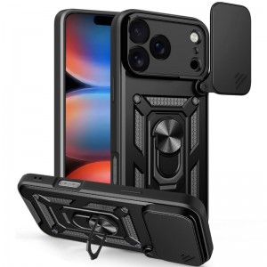 Чехол Ummi Camshield Serge Ring для Apple iPhone 17 Pro Max / 18 Pro Max (6.9") Черный / Black